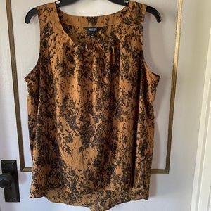 Vera Wang Sleeveless Silky Top